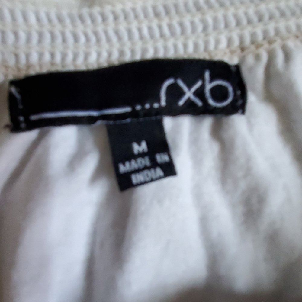 RXB embroidered boho top, size M - Picture 7 of 8